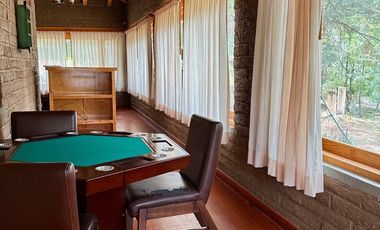 CABAÑA AMUEBLADA  EN LA TEJERIA TAPALPA TERRENO AMPLIO JARDIN