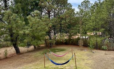 CABAÑA AMUEBLADA  EN LA TEJERIA TAPALPA TERRENO AMPLIO JARDIN