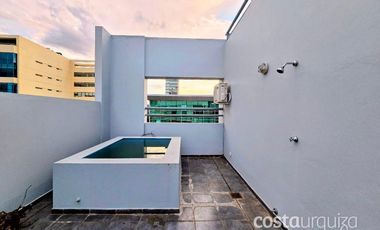 Departamento  V.Lopez-Vias/Rio 2 dormitorios, terraza y pileta privada, cochera fija.