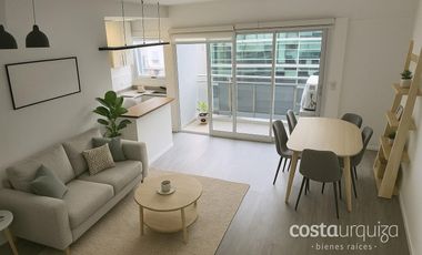 Departamento  V.Lopez-Vias/Rio 2 dormitorios, terraza y pileta privada, cochera fija.