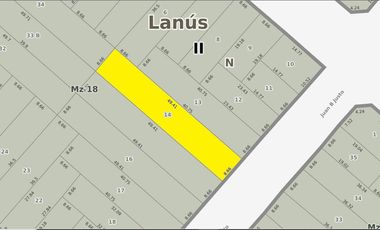 Terreno en Lanús Este