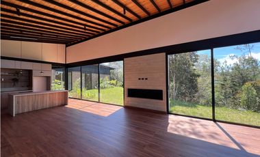 VENTA DE CASA CAMPESTRE PARA ESTRENAR EN PARCELA CERRADA EN EL RETIRO