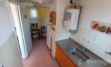 Departamento dos ambientes en chiozza c/vista al mar y gas natural