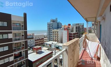 Departamento dos ambientes en chiozza c/vista al mar y gas natural