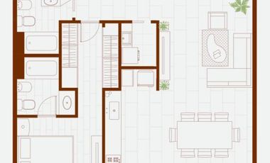 Departamento 4 ambientes en Venta en Villa Ballester