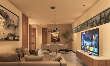 Departamento en venta en conkal de dos habitaciones