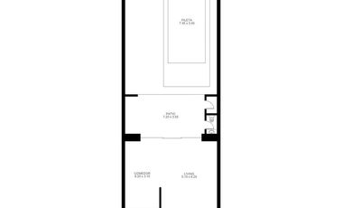 Casa Vicente lopez , moderna,pileta, sobre terreno de 45 mts, a 2 cuadras de av Libertador.