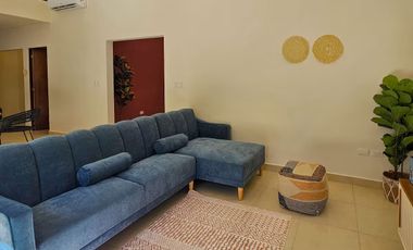 CASA EN RENTA MERIDA, CONKAL, PRIVADA CANARIA, EQUIPADA, 1 PLANTA.