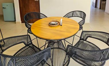 CASA EN RENTA MERIDA, CONKAL, PRIVADA CANARIA, EQUIPADA, 1 PLANTA.