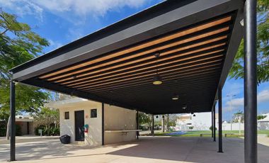 CASA EN RENTA MERIDA, CONKAL, PRIVADA CANARIA, EQUIPADA, 1 PLANTA.