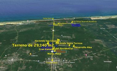 ¡Terreno para desarrollar! en frente de Hacienda San Eduardo, Telchac.