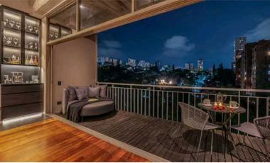 VENTA DE APARTAESTUDIO LOFT DE LUJO EN PROVENZA, EL POBLADO.