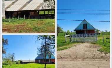 Venta parcela 5000m² con casa y galpón: Talca, San Rafael