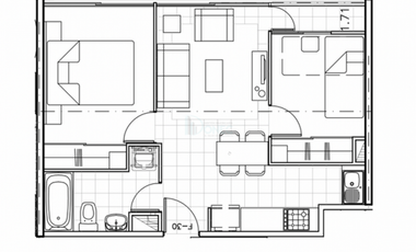 ARRIENDO 2D+1B+E+B, SAN DIEGO - Santiago