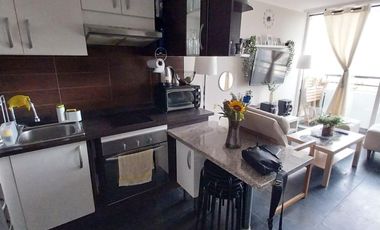 Arriendo Departamento 1 dormitorio, 1 baño, Estacionamiento, Santa Isabel