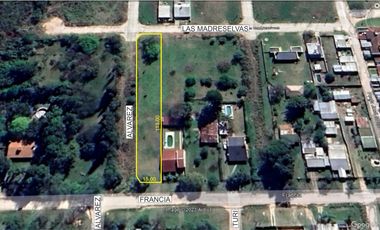 Fraccion terreno frente 3 calles
