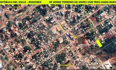 Inversion tres casa nuevas en terreno grande