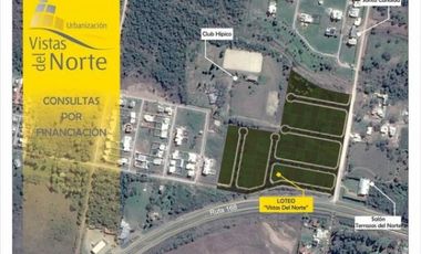 Ultimos terrenos loteo Vistas del Norte