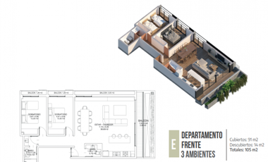 Torre Modena - 1 Piso E