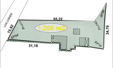 Casa con gran terreno 1.200m2