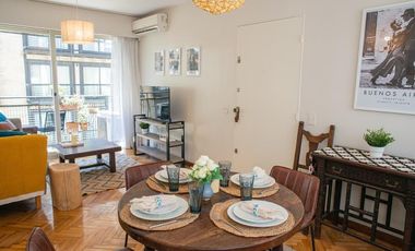 RECOLETA 3 AMB (2 DORM) AMOBLADOS BUEN GUSTO X 3 PERSONAS