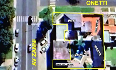 Casa c/pileta Sobre Av Zanni