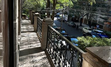 Polanco amplio departamento con terraza  frente al parque Lincoln!!