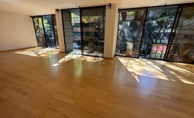 Polanco amplio departamento con terraza  frente al parque Lincoln!!