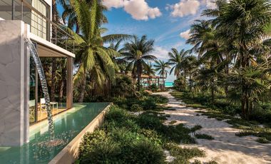 Villa frente al mar en venta por fracción en Mahahual