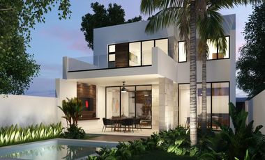 Casa en venta dentro de residencial en Conkal