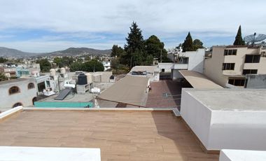 Casa en venta con tres recamaras, roof garden y alberca en Ocotlán, Tlaxcala