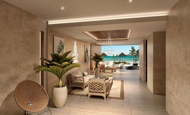 VENTA DEPARTAMENTO FRENTE AL MAR EN LA COSTA YUCATECA