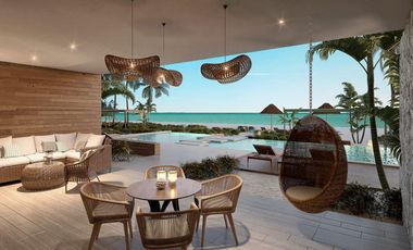 VENTA DEPARTAMENTO FRENTE AL MAR EN LA COSTA YUCATECA