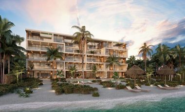 VENTA DEPARTAMENTO FRENTE AL MAR EN LA COSTA YUCATECA