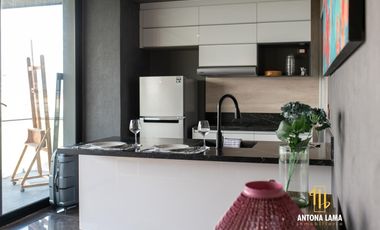 Departamento amueblado en renta en Torre BAGA, Atlixcayotl, Puebla