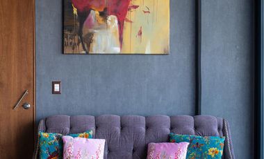 Departamento amueblado en renta en Torre BAGA, Atlixcayotl, Puebla