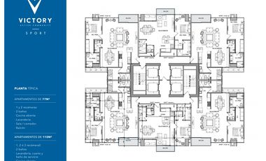 Apartamento en Victory Sport