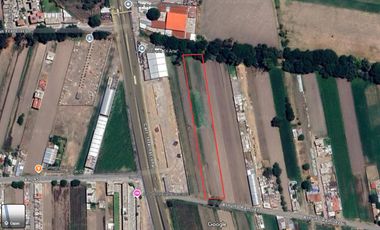 TERRENO EN VENTA A15 MIN DE HUEJOTZINGO Y A UNOS METROS DE LA FEDERAL A MÉXICO.