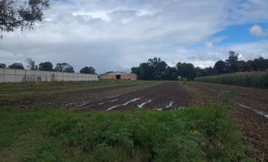 TERRENO EN VENTA A15 MIN DE HUEJOTZINGO Y A UNOS METROS DE LA FEDERAL A MÉXICO.