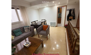 ALQUILER TEMPORARIO Duplex 3 amb con cochera - zona microcrentro