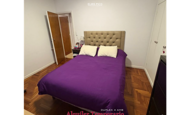 ALQUILER TEMPORARIO Duplex 3 amb con cochera - zona microcrentro
