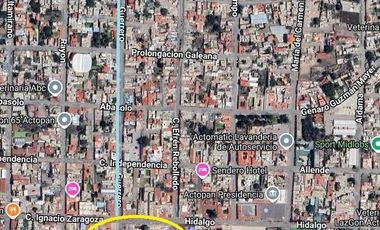 TERRENO EN VENTA, 800M. CALLE LIBERTAD CASI ESQ. CALLE GUERRERO, CENTRO NORTE, ACTOPAN, HGO.éxico