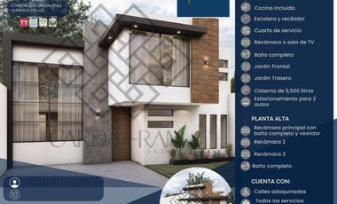 Preventa de casas con tres recamaras en San Matías, Tlaxcala.