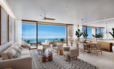 Departamento en venta de 4 recámaras frente al mar en Telchac Puerto