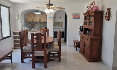 Departamento en venta de 3 recámaras frente al mar en Uaymitun