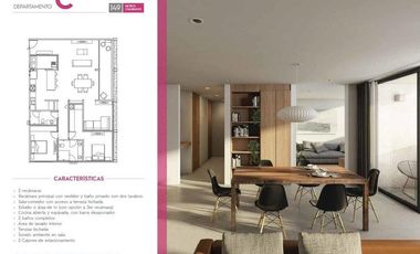 Zibatá departamento nuevo en VENTA RAH5557