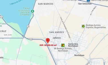 Terreno en  TERRENO EN VENTA EN NEXTLALPAN - JALTENCO ESTADO DE MÉXICO   SUP.  59,980.08 m2