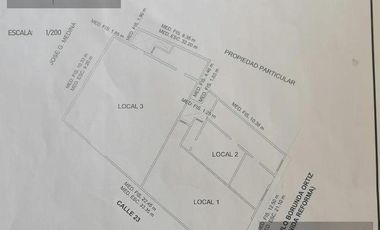 LOCALES EN VENTA SOBRE TEÓFILO BORUNDA