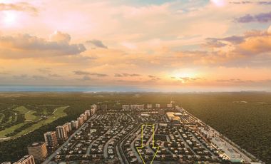 Terreno en venta frente a parque en Lausana Residencial, Cancún
