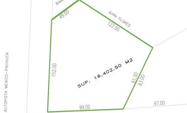 TERRENO SANTA MARIA AJOLOAPAN SUP 16402 MTS